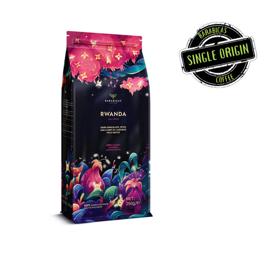 Rwanda 100% Arabica Bourbon - Light Roast - Öğütülmüş Kahve